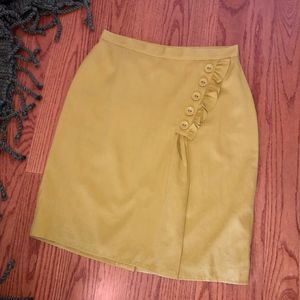 Anthropologie Golden Rays Skirt